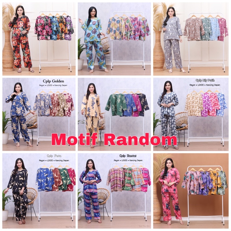 Baby Doll Panjang - One Set Rayon - CPLP