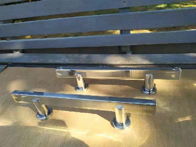 Handle Pintu Rumah 45 Cm Gawang Black Hitam Natural Kyu Tarikan Pintu Kotak Gagang Pintu Kunci Pintu