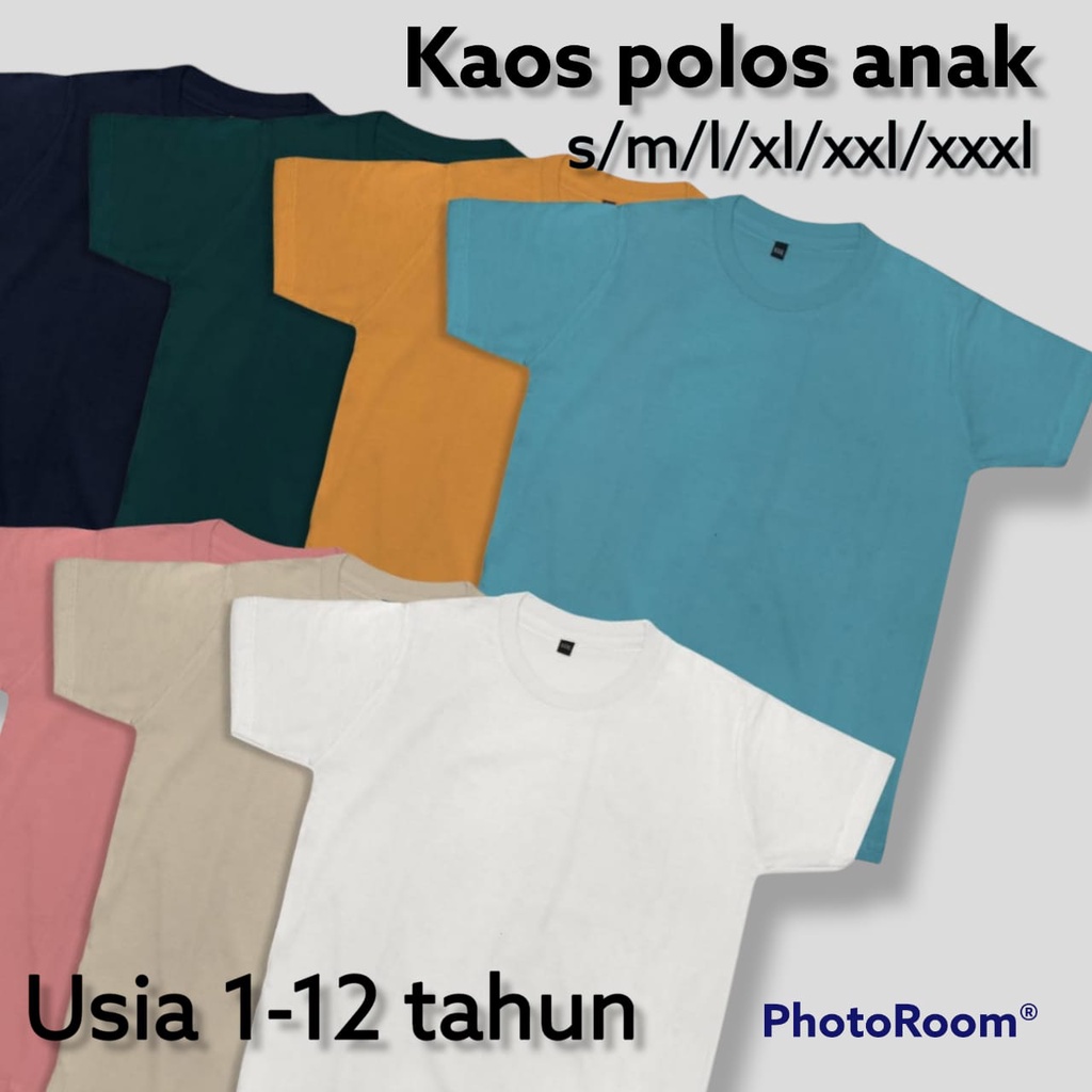 KAOS POLOS ANAK