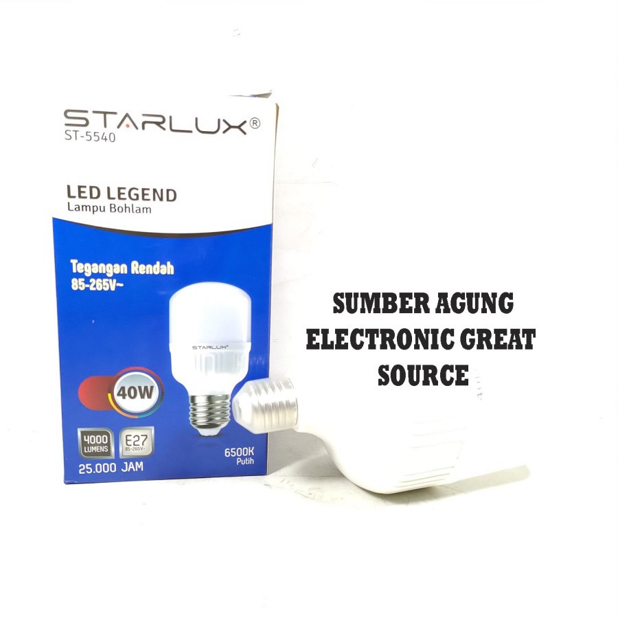 Starlux Lampu LED 40W Kapsul Legend ST5540 Tegangan Rendah 4000Lumens