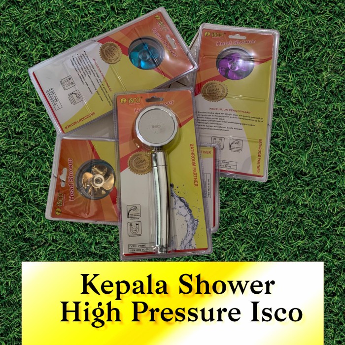 PROMO!! Kepala Turbo Fan Isco High Pressure Head Shower Ajaib