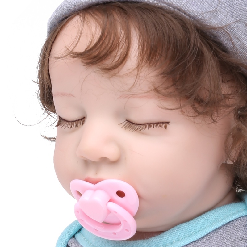 Mary 30cm/11.81in Realisitc Untuk Boneka Tidur Vinyl Aksesoris Mainan Dapat Dicuci Untuk Boneka Look