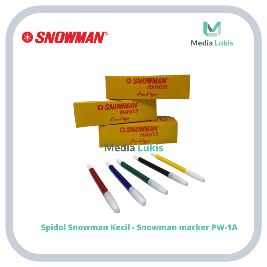 

Spidol Snowman Kecil - Snowman marker PW-1A / Spidol Kecil