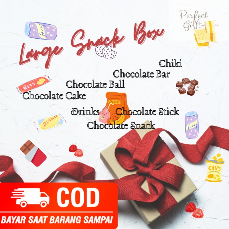 

(PERFECTGIFT.OFFICIAL) Large Snack Box Premium Kado Hadiah Teman Bestie BFF Pacar Murah COD Jambi
