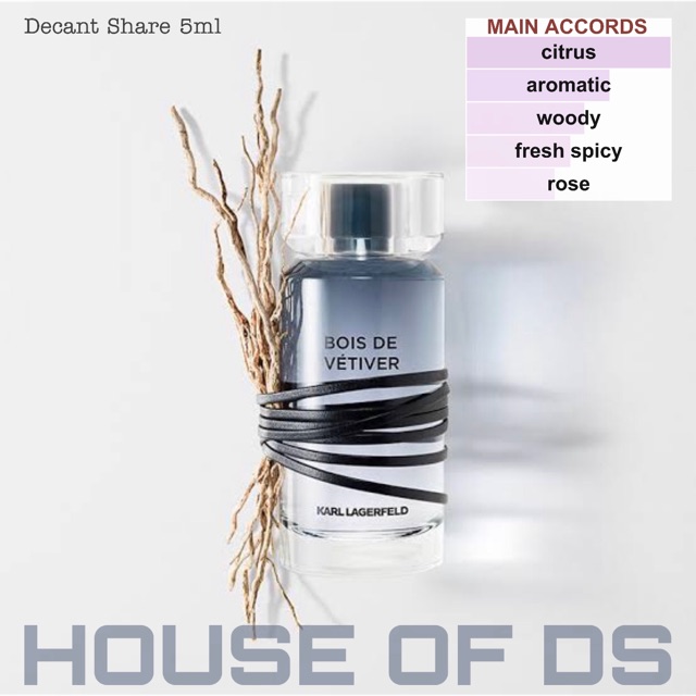 Decant Karl Lagerfeld Bois de Vetiver EDT 5ml