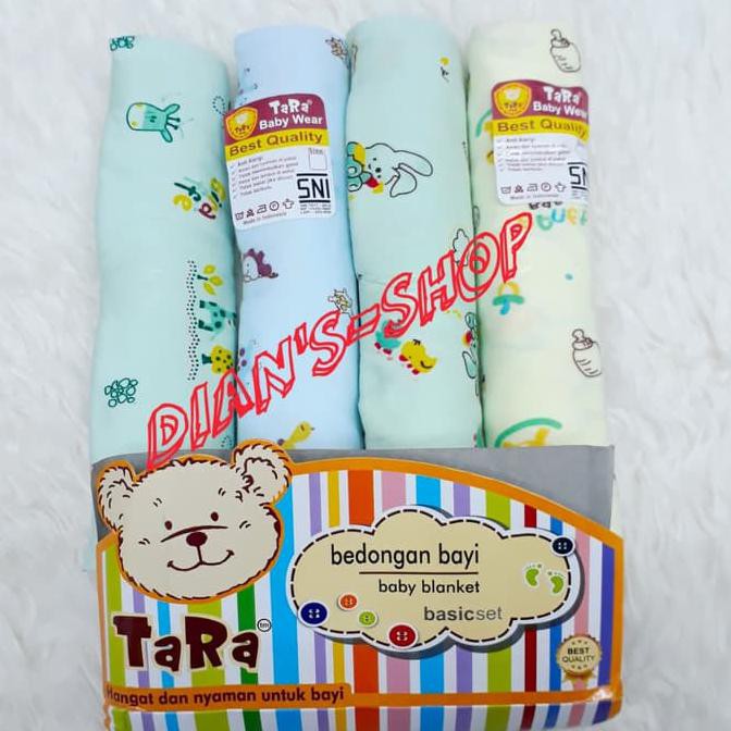 Grosir 4Pcs Kain Bedong Bayi/Bedong Tara Warna/Bedong Blanket Full Print . | Sukasukashopku