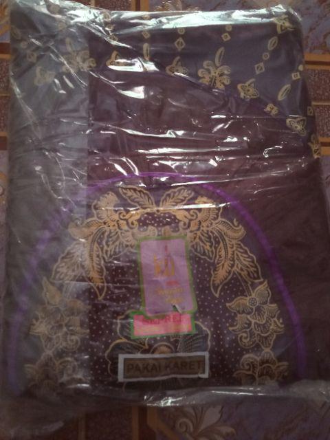 Sprei Batik Kencana Ungu Ku Bantal 4 B4