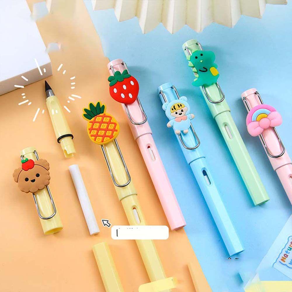 Lanfy Tempat Pensil Bahan Akrilik Tahan Lama Untuk Anak-Anak