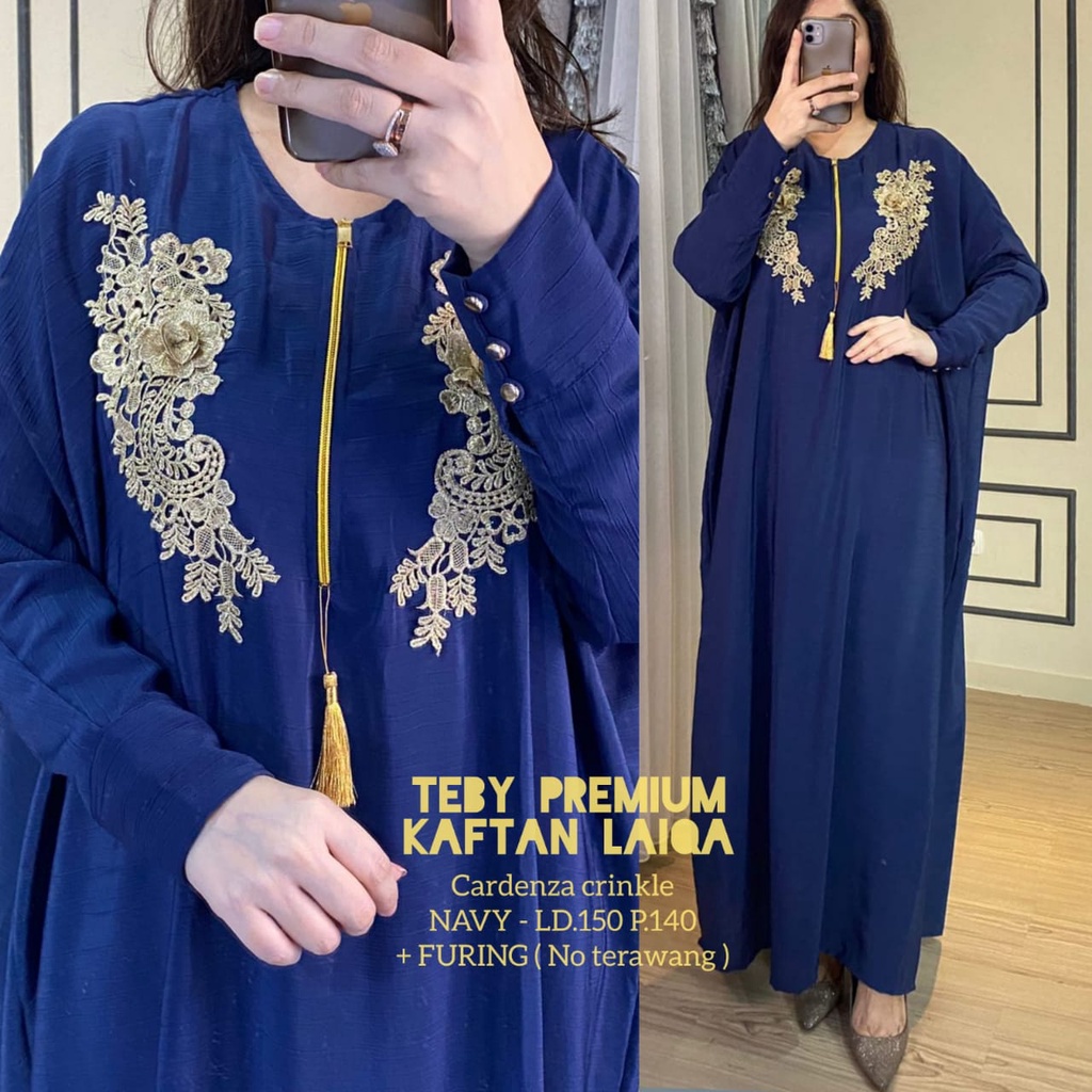 Daster Arab Teby Premium Kaftan Laiqa by Teby Original