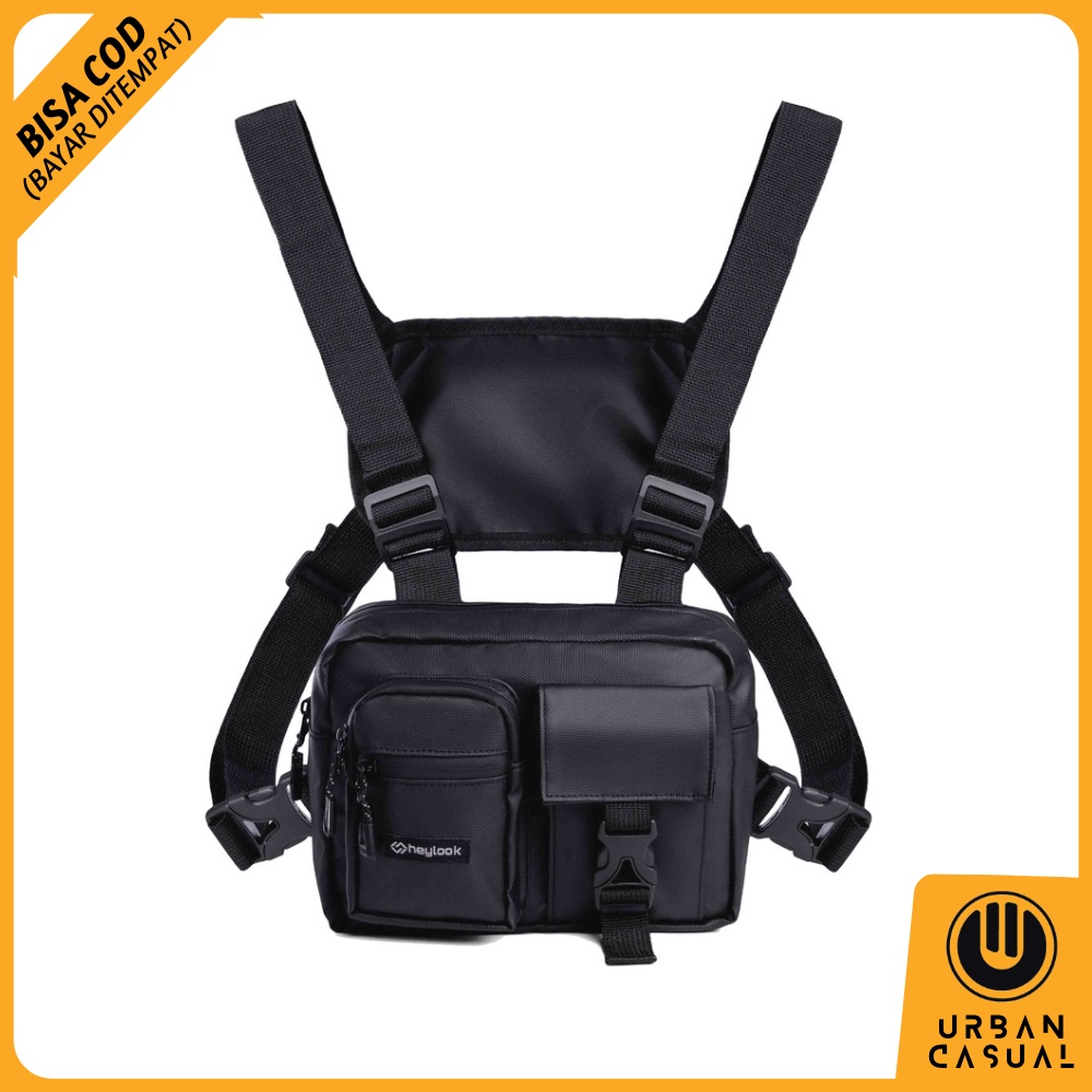 Tas Dada Tactical Rig Bag Outdoor Chest Bag Waterproof Tas Sepeda Biker Anti Air Terbaru Kekinian