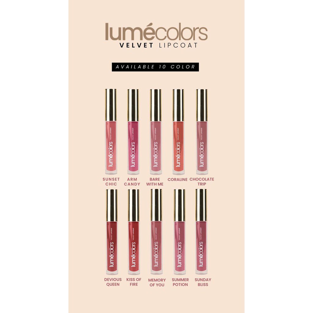 ANTI Crack &amp; Kiss Proof Lipstik Lumecolors Korea Halal BPOM Natural