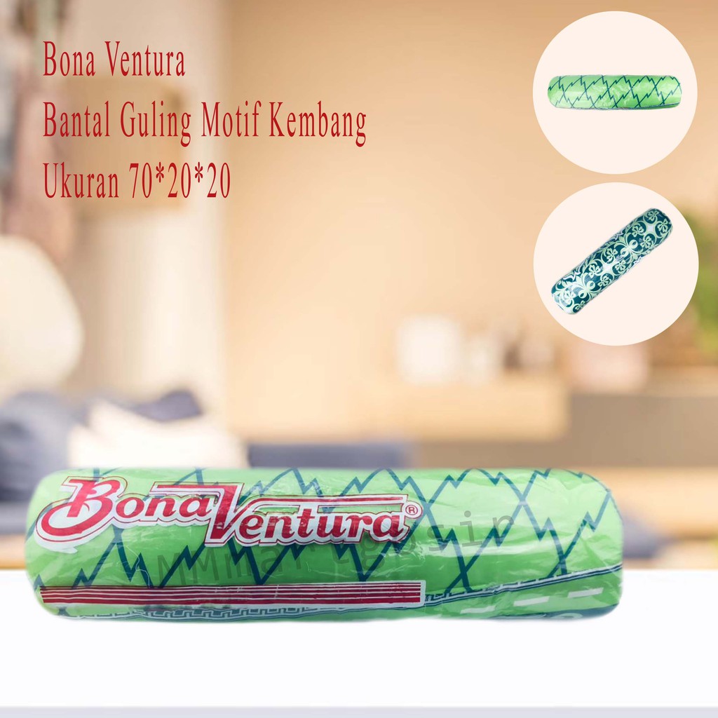 Bona Ventura / Bantal guling / motif kambang / 78*20*20cm