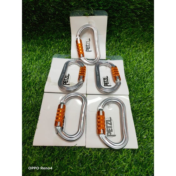 PETZL OK TRIACT LOCK CARABINER Terlengkap ORIGINAL Petzl