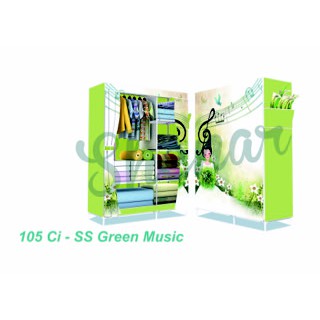  3KG SHENAR LEMARI KAIN ADA RESLETING BUKA  SAMPING  