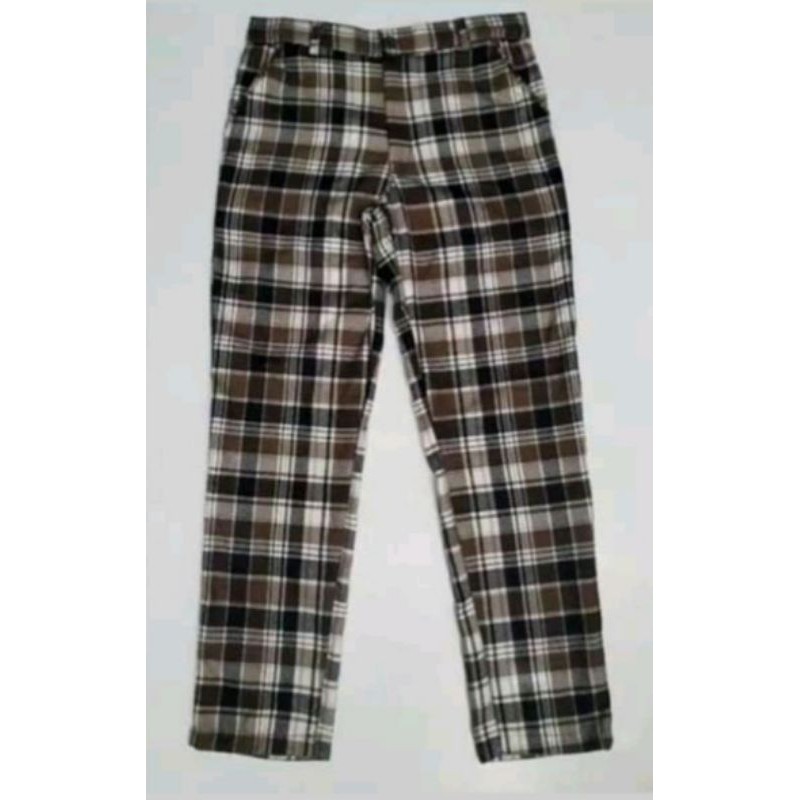 CLANA TARTAN CASUAL CLANA KOTAK CLANA PANJANG