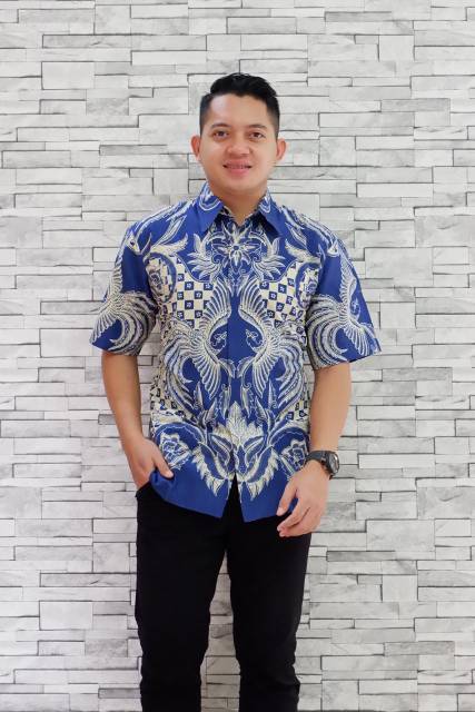 Hem pendek batik lapis furing ori batik solo sragenan