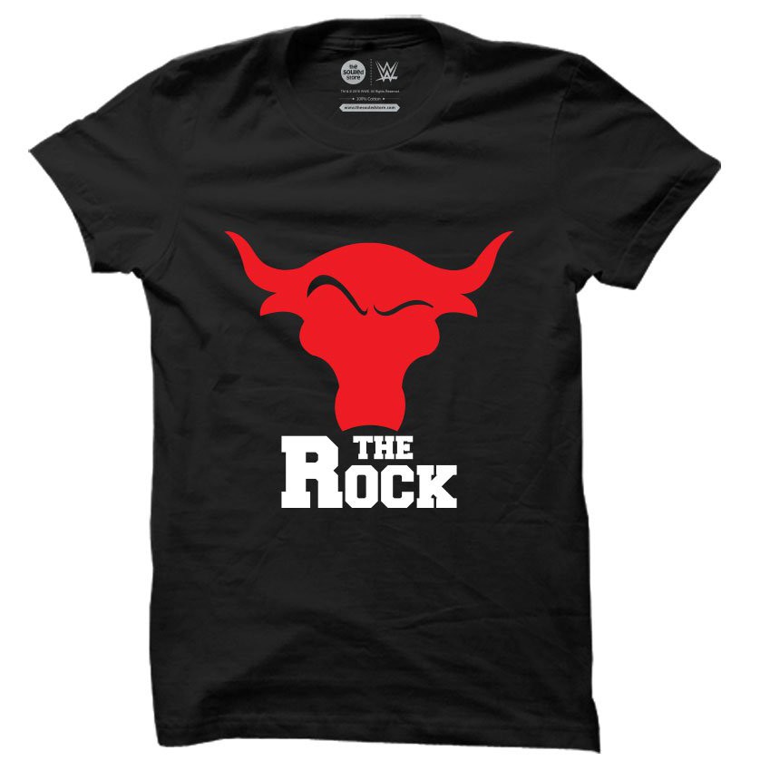 Premium Tshirt Cowo keren - kaos best quality - The rock WWE - Smackdown - Kaos Pria - Xavier Cloth