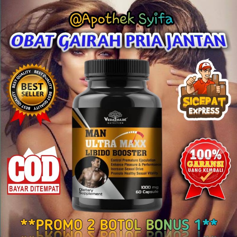 Gairah Pria Man Ultra Maxx Libido Booster Herbal