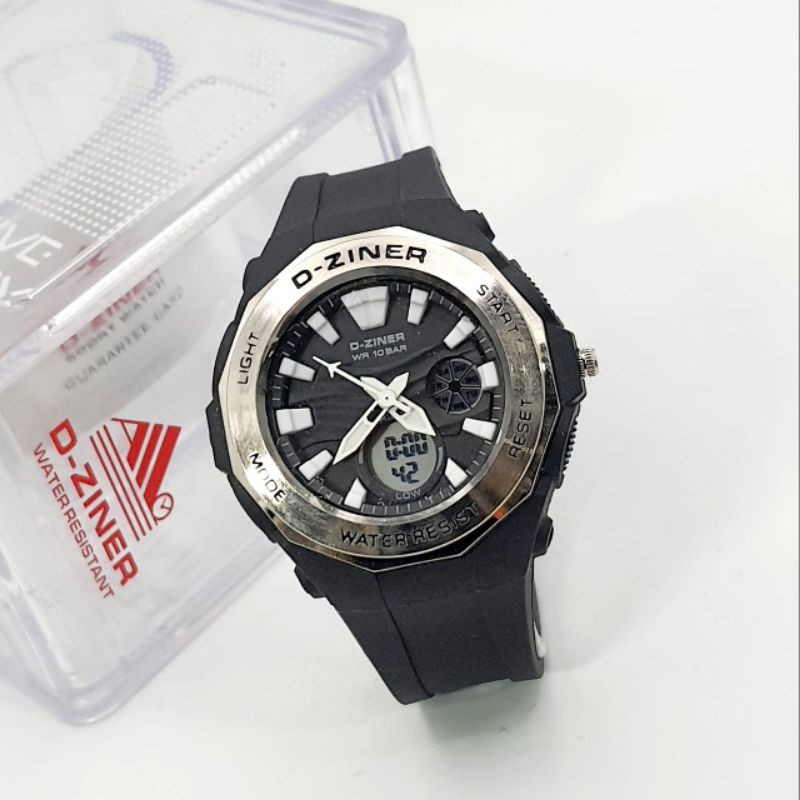 JAM TANGAN WANITA DZINER 8176 RING SILVER DOFF