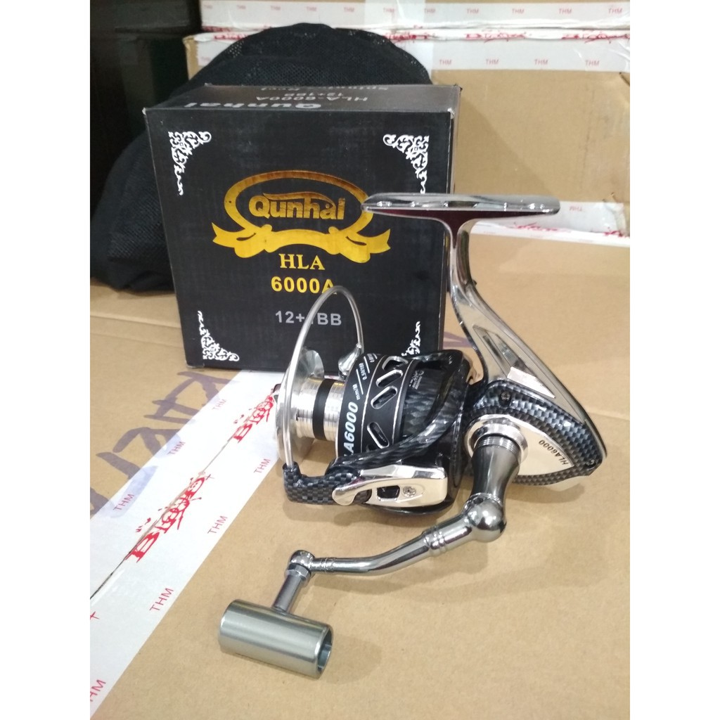 Reel Pancing Full Metal Hla Scorpion/Qunhai 5000 dan 6000 12+1 BB TERBAIK