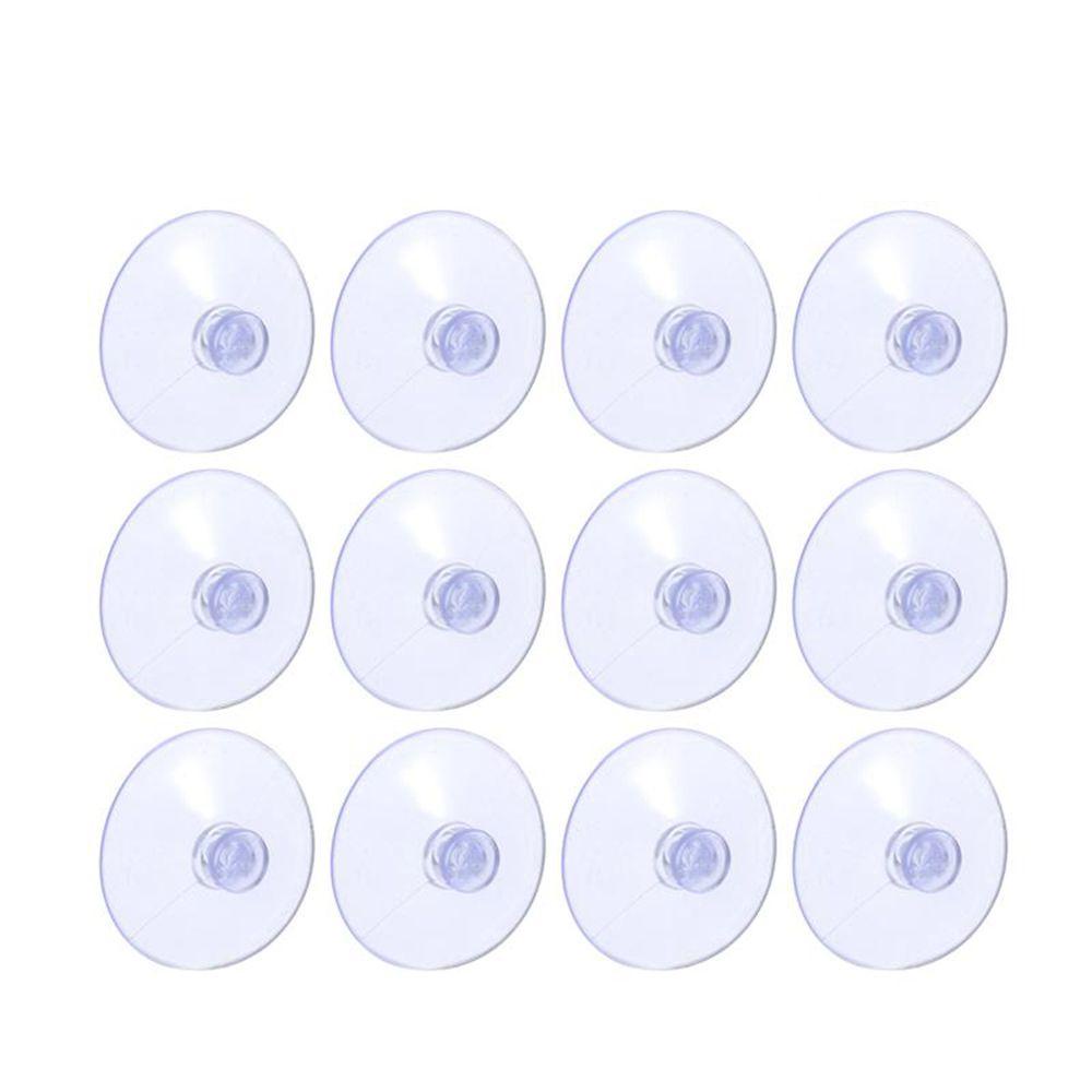 Solighter 25PCS Suction Cup Plastik Bening Karet Penyimpanan Baru