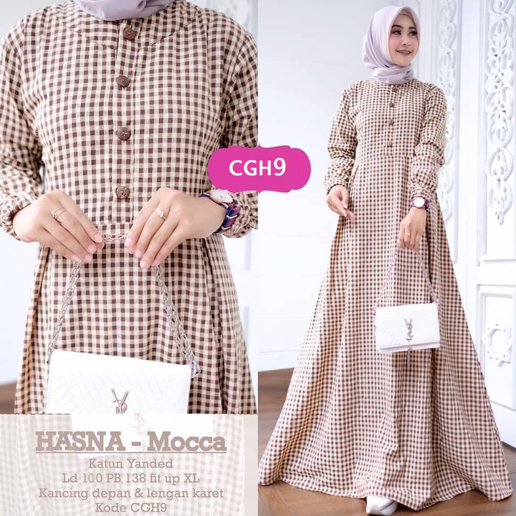 Homedress Hasna maxy Baju Wanita