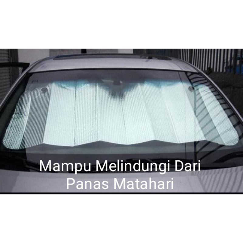 Tutup Kaca Depan Mobil Pelindung Kaca Dashboard Mobil Anti Panas Penutup Sun Shield Rol Bagian Dalam