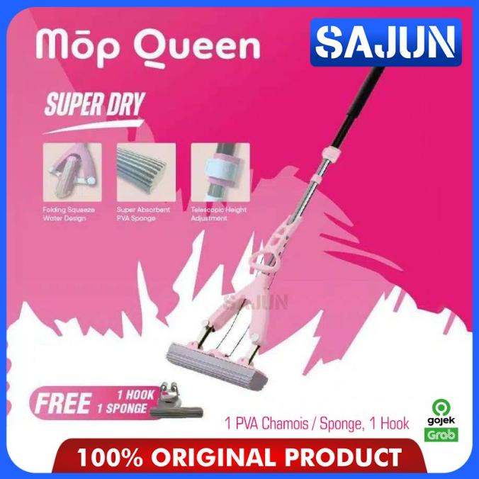 Mop Queen by Stein Alat Pel Lantai Sponge Chamois MopQueen