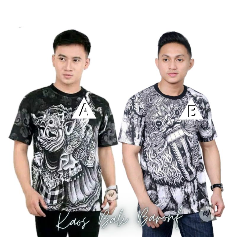 KAOS BATIK PRINT || KAOS BARON || KAOS BALI