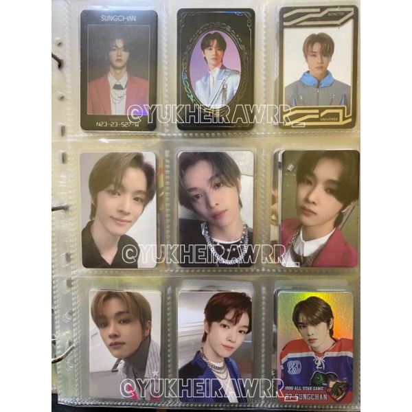 PC Sungchan Kihno Past Kihno Arrival Kihno Future AC YB UC SMCU SMTOWN ver Past ver Trading card hol
