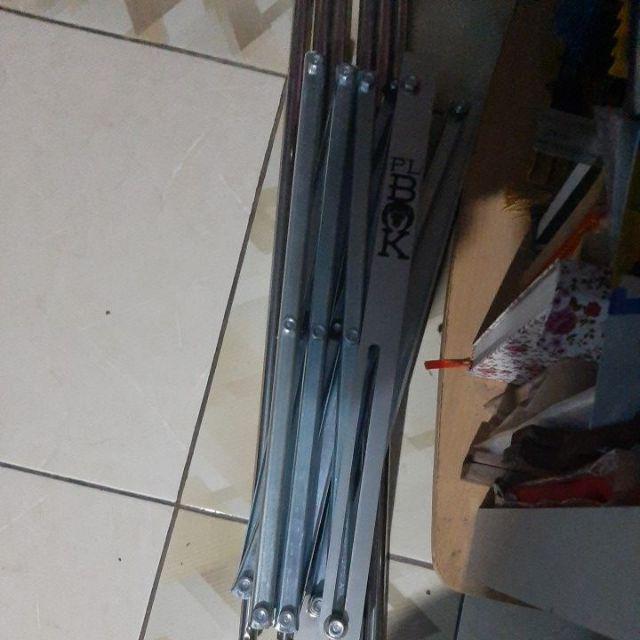 Jemuran Dinding Stainles 80 Cm 6 Galang