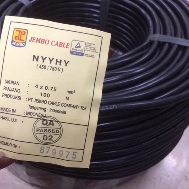 KABEL JEMBO NYYHY 4x0.75 4x0,75 4 x 0.75 4 x 0,75 JEMBO 50M 50 METER