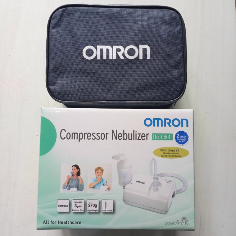 Nebulizer Omron NE C801 Original Alat Uap Compressor Nebulizer Omron NE C801 Alat Terapi Asma Omron