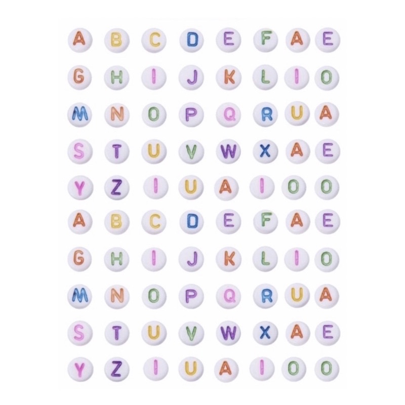 sticker decor alphabet | hiasan handsanitizer | sticker handsanitizer | sticker alphabet lucu