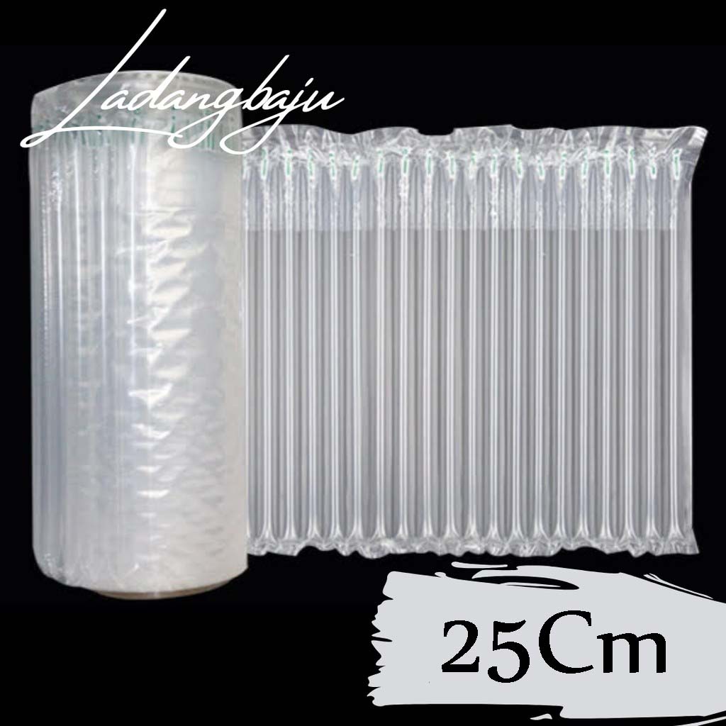 

25 cm Bubble Wrap Inflatable Roll / Poly Air Bag Cushion Packing (meteran)