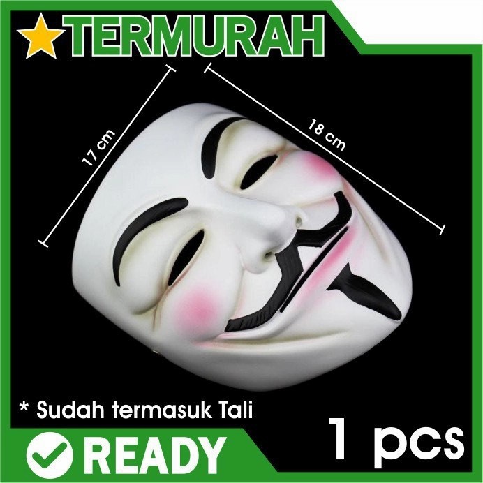 R&M Toys topeng anonymous hacker / mainan anak topeng hacker