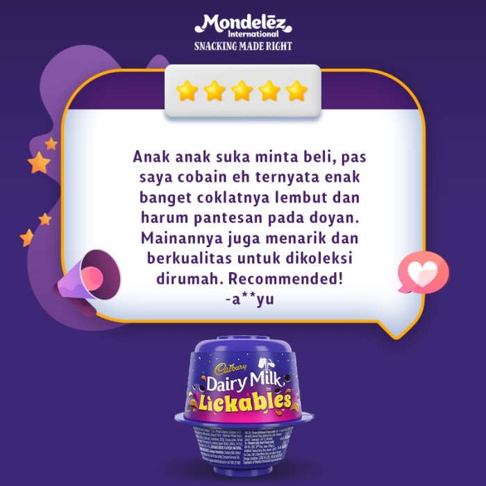 

504Omekho Mondelez Cadbury Lickables 20Gr Jy60Jhh