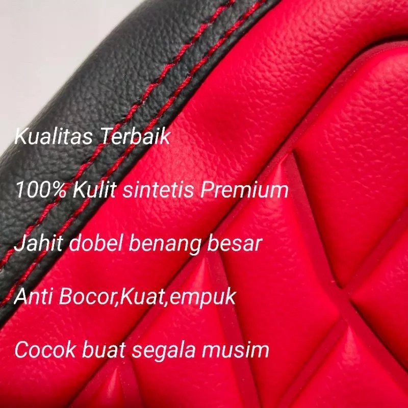KULIT JOK MOTOR MOTIF NMORE PREMIUM PEMASANGAN STAPLES# vArio# Beat #scoopy# nmax#pcx#Aerox#adv