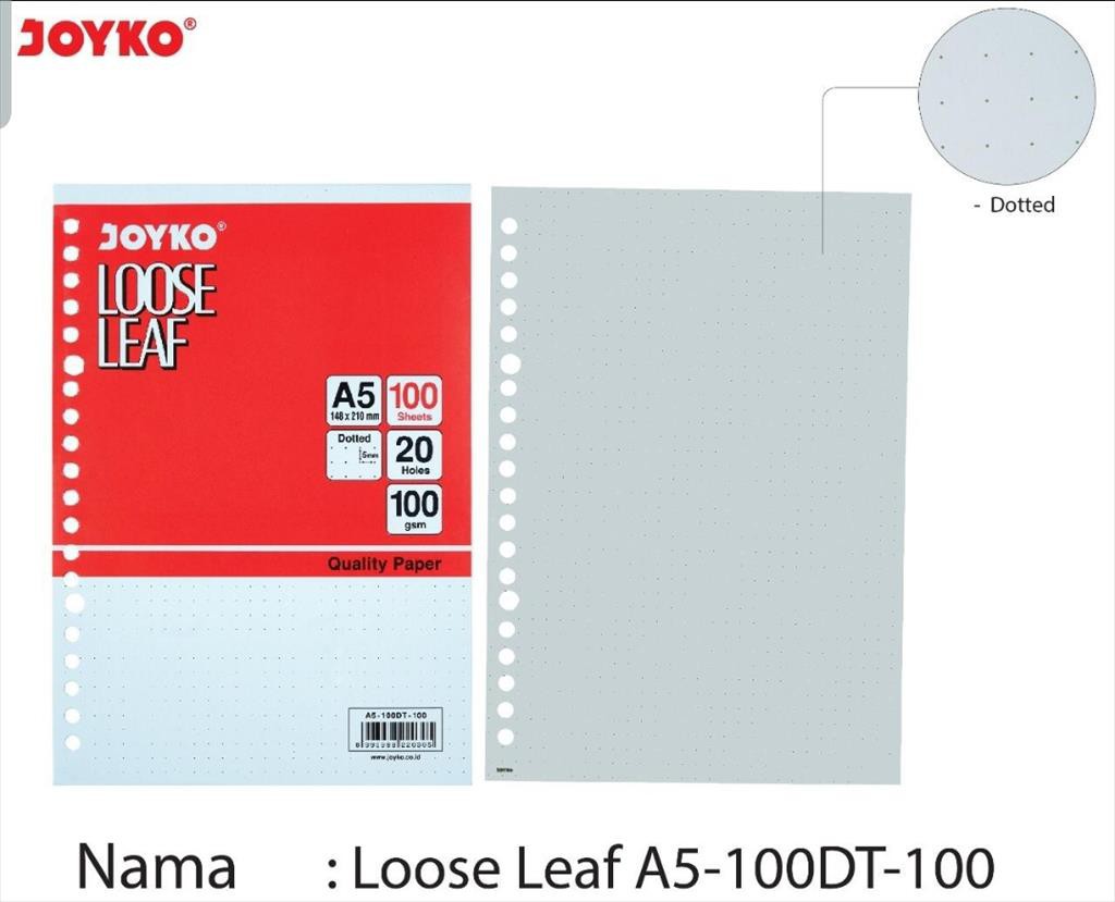 

Isi File Loose Leaf A5-100 TITIK Joyko