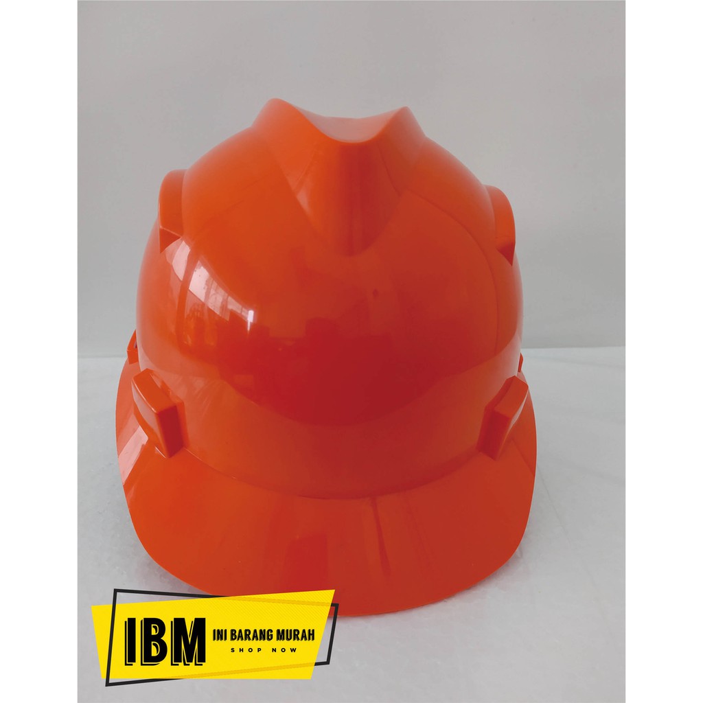 PROMO-HELM PROYEK / TOPI PROYEK ORANGE DALAMAN PUTAR / ORANGE SAFETY HELMET  FAST TRACK