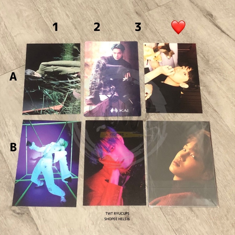 [EXO] Postcard Kolo, Obsession Hologram (Lihat Pict Ke-2), Baekhyun Bambi Photobook Ver., Kolo, Obse