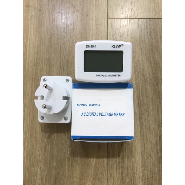 Voltmeter Ac 220v Plug EU / Alat ukur tegangan listrik plug and play tinggal colok