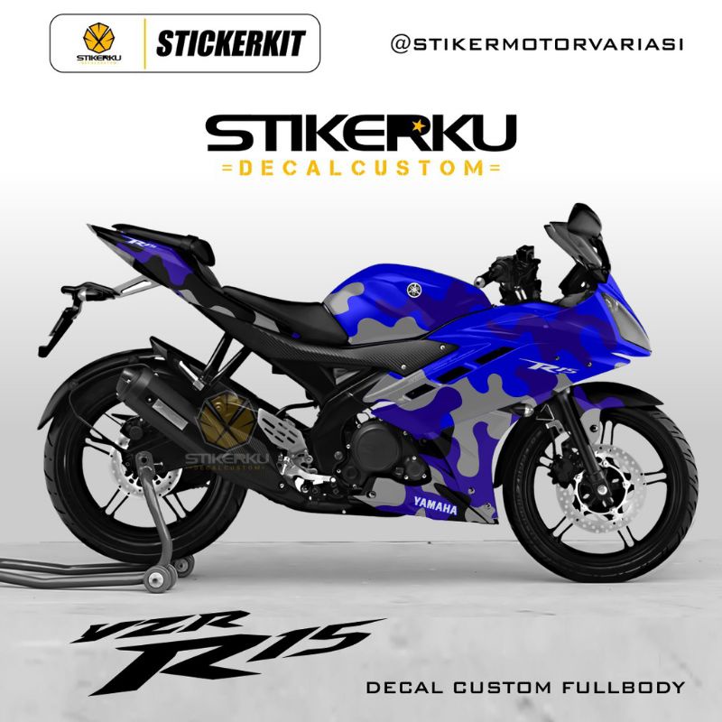 decal motor Yamaha R15 V2 / decal motor R15 V2 / decal R15 V2