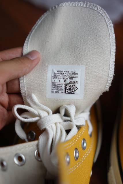 tag size converse original