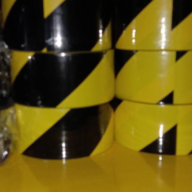 Lakban Lantai - Floor Marking Tape - Lakban Lantai Pengganti Chat - Lakban Vinyl 5 Cm x 33 Meter