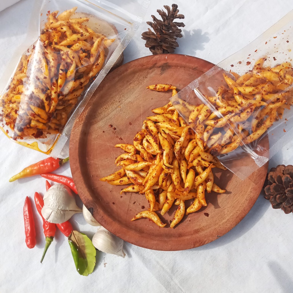 

Stick Sagu Keju Pedas daun jeruk