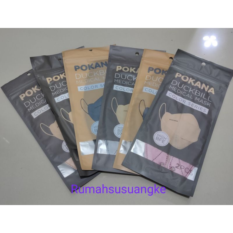 Pokana Duckbill medical mask color series isi 2