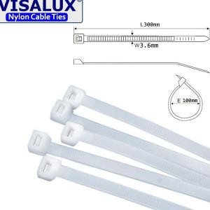

Nylon Cable Ties Ukuran 3,6 mm x 300 mm 300 cm Pengikat Merk Acak