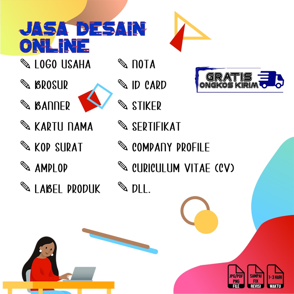 Jasa Desain Logo, Kartu Nama, Banner, Label, Sertifikat, dll