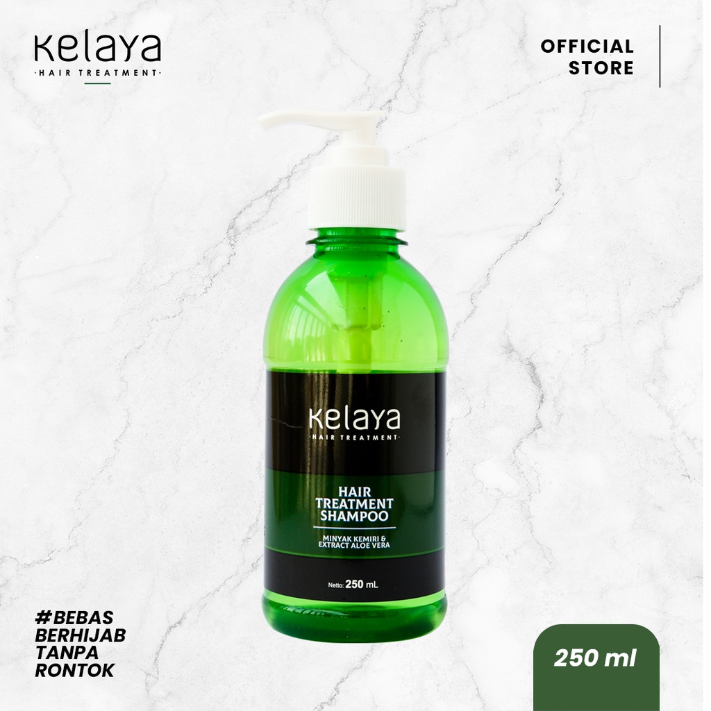 KELAYA Hair Treatment Shampoo - Shampo Perawatan Rambut Rusak Rontok Bercabang Kulit Kepala Ketombe